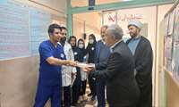 تجلیل از پرستاران بیمارستان حضرت فاطمه الزهرا (س) به مناسبت روز پرستار
