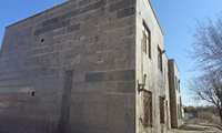 مرمت و بازسازی سنگ نمای پاویون پزشکان متخصص بیمارستان حضرت فاطمه الزهرا (س) اشتهارد